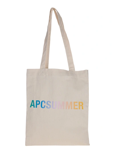 Shop A.p.c. Lou Tote Bag In Off White