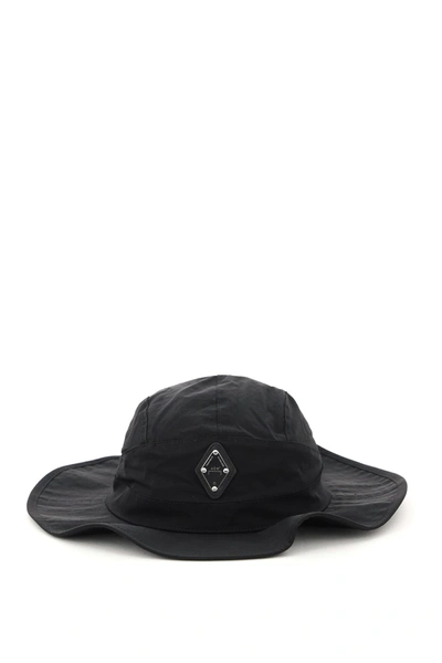 Shop A-cold-wall* Working Bucket Hat Rhombus Logo In Black (black)