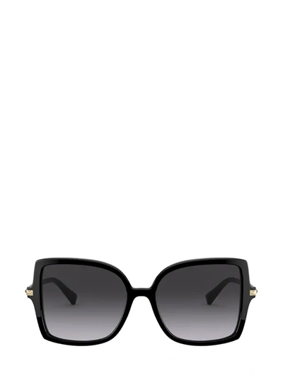 Shop Valentino Va4072 Black Sunglasses