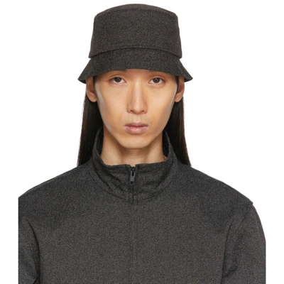 Shop Affxwrks Black Stow Bucket Hat In Static Black