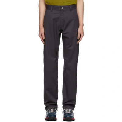 Shop Affxwrks Grey Stash Pants In Deep Grey