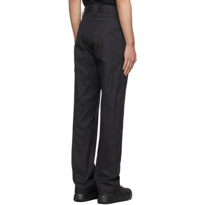 Shop Affxwrks Black Work Pants In Soft Black