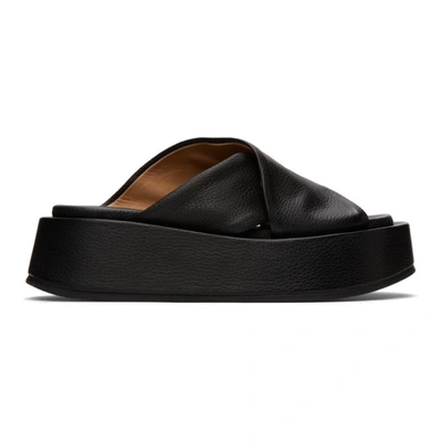 Shop Marsèll Black Piattaforma Sandals