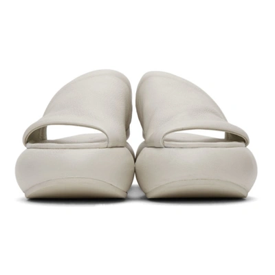 Shop Marsèll White Ciambellona Sandals In Mist