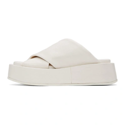 Shop Marsèll White Piattaforma Sandals