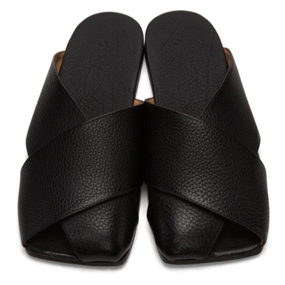 Shop Marsèll Black Spatola Sandals