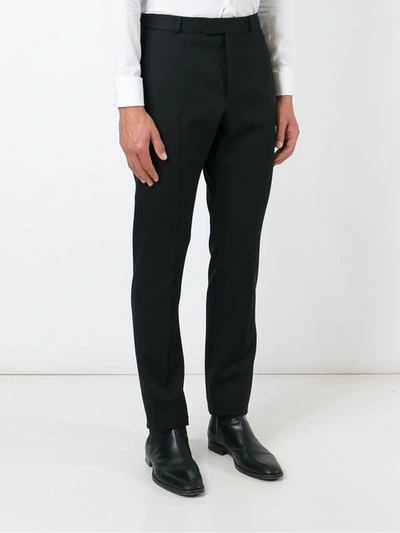 Shop Saint Laurent Straight Leg Trousers