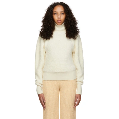 Shop Nanushka Off-white Miah Sweater In Ecru
