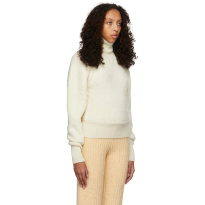 Shop Nanushka Off-white Miah Sweater In Ecru