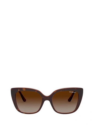 Shop Vogue Eyewear Vogue Vo5337s Dark Havana Sunglasses