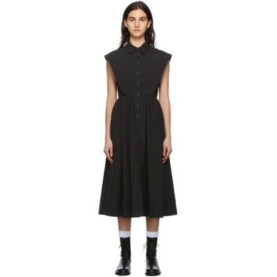 Shop Co Black Sleeveless Placket Dress