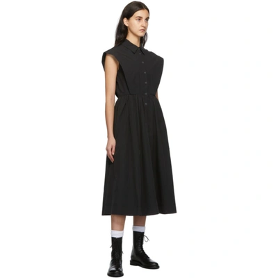 Shop Co Black Sleeveless Placket Dress