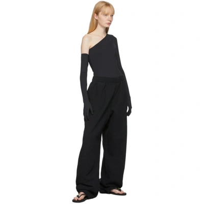 Vetements Logo Thong Sandals In Black