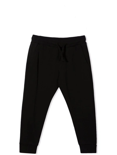Shop Dsquared2 Sports Trousers With Print In Black