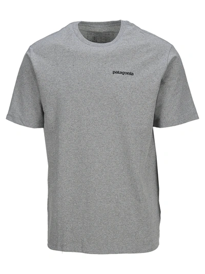 Shop Patagonia P-6 Logo Responsibili-tee In Grey Mel