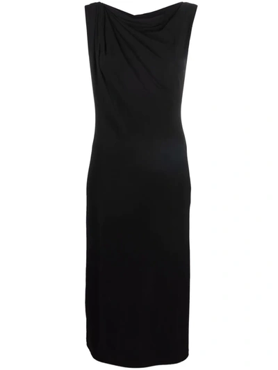 Shop Alberta Ferretti Sleeveless Mini Dress In Black