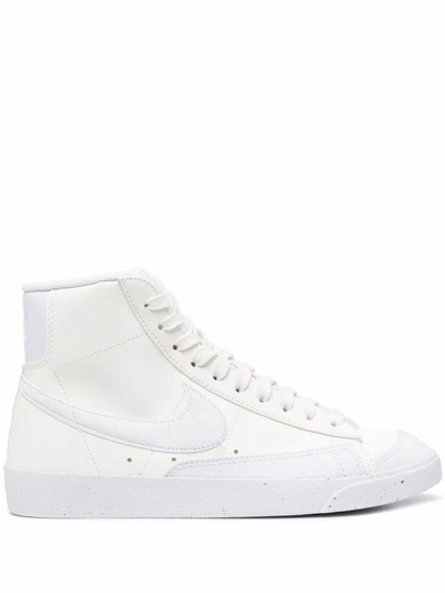 Shop Nike Blazer Mid 77 Next Nature Trainers In White