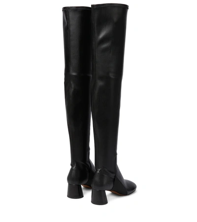 Shop Proenza Schouler Leather Over-the-knee Boots In Black