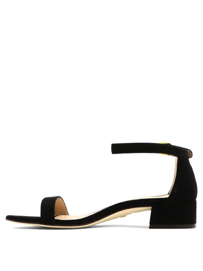 Shop Stuart Weitzman "nudist June" Sandals In Black  