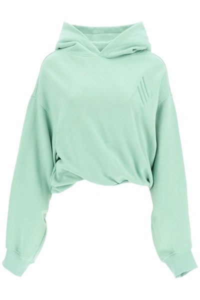 Shop Attico The  'maeve' Hoodie In Green