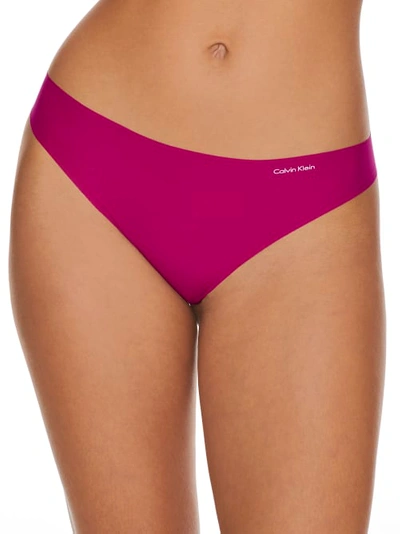 Shop Calvin Klein Invisibles Thong In Charmed
