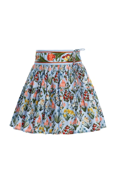 Shop Agua By Agua Bendita Women's Grosella Magdalena Dia Printed Cotton Mini Skirt In Multi