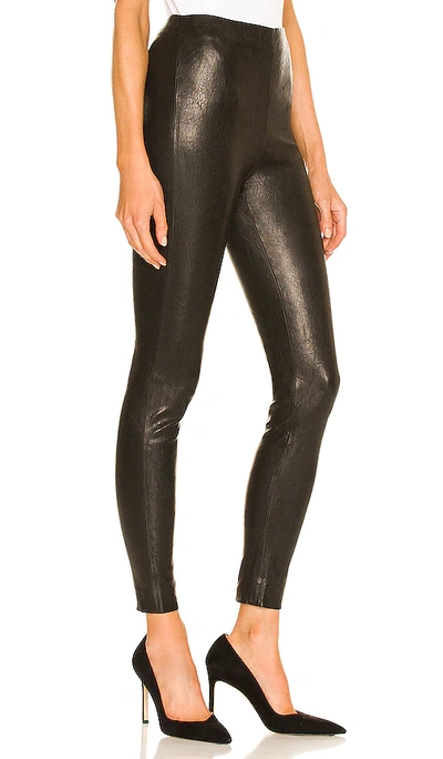 Shop Frame Leather Legging In Black