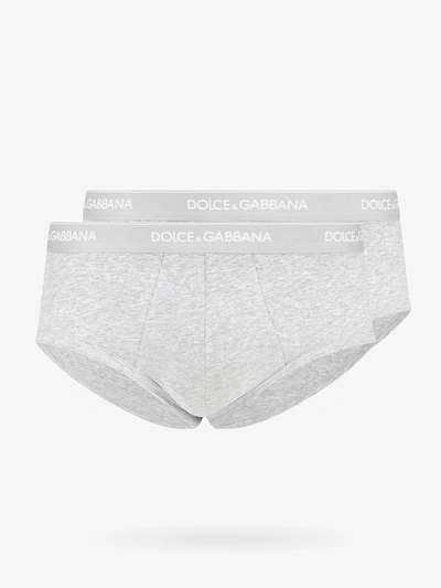 Shop Dolce & Gabbana Slip In Grey