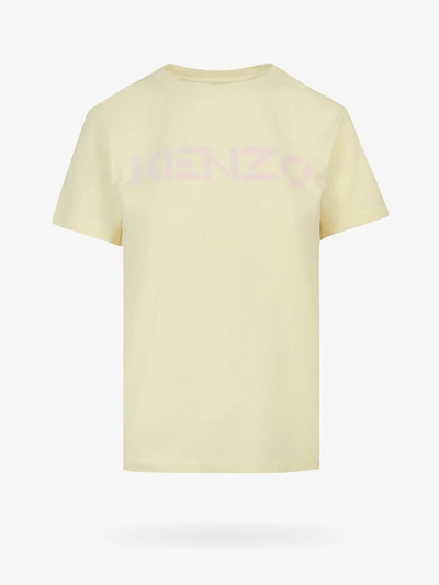 Shop Kenzo T-shirt In Yellow