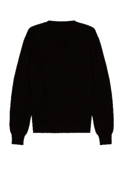 Shop Alexander Mcqueen Logo Crew Neck Jumper In Black