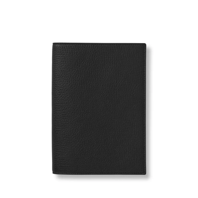 Shop Smythson Evergreen Refillable Notebook In Ludlow In Black