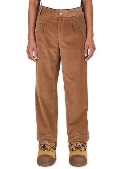 Shop Moncler Genius Moncler X Palm Angels Corduroy Pants In Brown