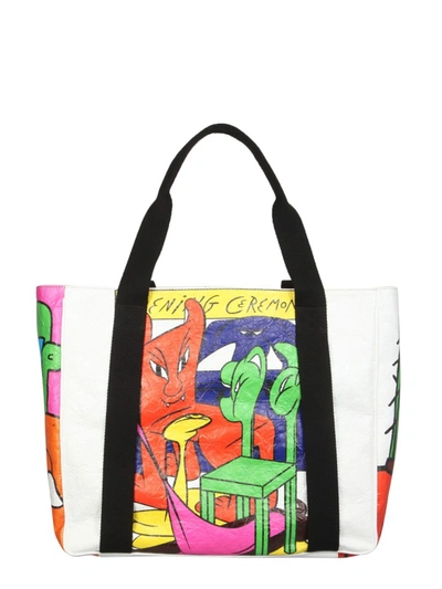 Shop Opening Ceremony Cartoon Motifed Tote Bag In Multi