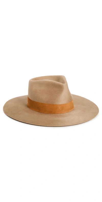 Shop Janessa Leone Tessa Hat In Wheat