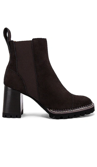 Shop See By Chloé Mallory Boot In Charcoal