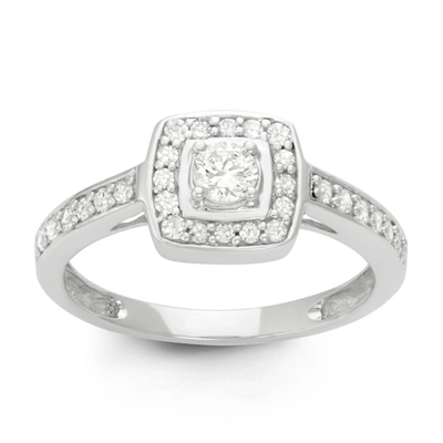 Shop Hetal Diamonds 1/2 Cttw Bridal Ring In 14k Gold (size 6) In Gold Tone,white