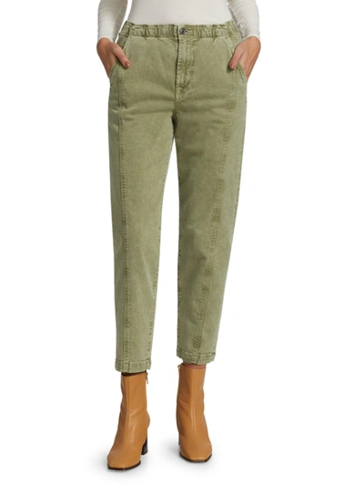 Shop 7 For All Mankind Women's Slim Fit Joggers In Military