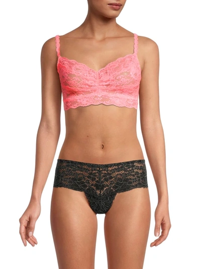 Shop Cosabella Women's Never Say Never Sweetie Soft Bra In Neon Rose