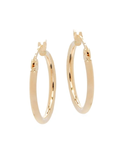 Saks Fifth Avenue Women's 14k Yellow Gold Hoop Earrings/0.75" In Yellow Gold
