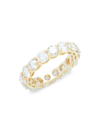Shop Diana M Jewels Women's 18k Yellow Gold & 5.00 Tcw Diamond Eternity Ring/size 7