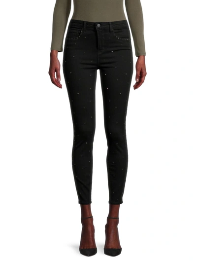 Shop L Agence Women's Capitola High-rise Skinny Jeans In Noir