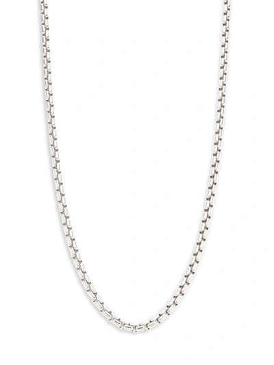 Shop Effy Men's Sterling Silver Chain Necklace