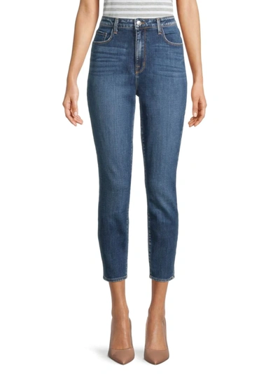Shop L Agence Women's High-rise Skinny Jeans In Classic Me