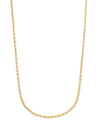 Shop Saks Fifth Avenue Men's 14k Yellow Gold Rope Chain Necklace/4mm