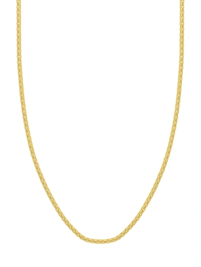 Shop Saks Fifth Avenue Men's 14k Yellow Gold Box Chain Necklace