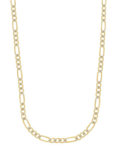 Shop Saks Fifth Avenue Men's 14k Yellow & White Gold Two-tone Figaro Link Chain/5.8mm