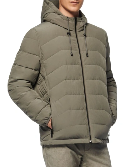 Shop Marc New York Men's Claxton Packable Down-blend Stretch Jacket In Gunmetal
