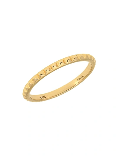 Shop Nephora Women's 14k Yellow Gold Ring/size 6.5