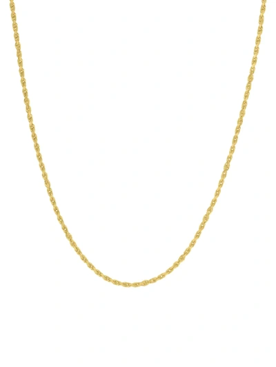Shop Saks Fifth Avenue Men's 14k Yellow Gold Diamond-cut Rope Chain Necklace