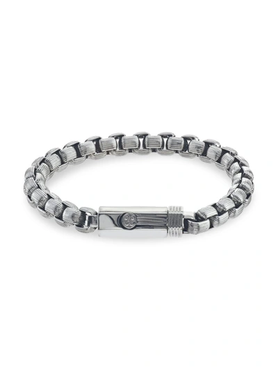 Shop Esquire Men's Jewelry Men's Stainless Steel Link Chain Bracelet In Neutral